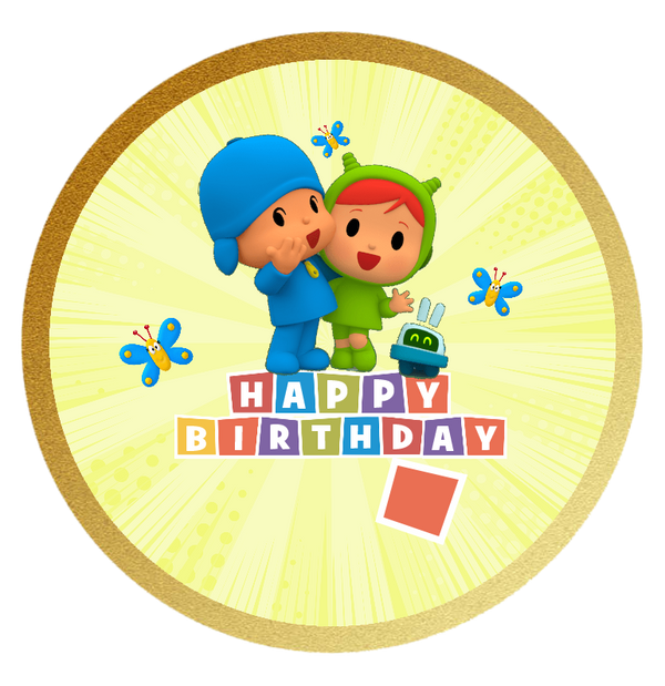 Pocoyo personalisiert mit Wunschtext