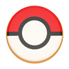 Poke Ball Torte personalisiert mit Wunschtext, Name und Alter