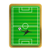 Fussballfeld Torte rechteckig