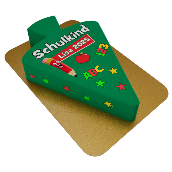 Schultüten-Torte – mit buntem Fondantdruck