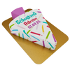 Schultüten-Torte – Buntstifte mit buntem Fondantdruck