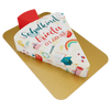 Schultüten-Torte – Regenbogen mit buntem Fondantdruck