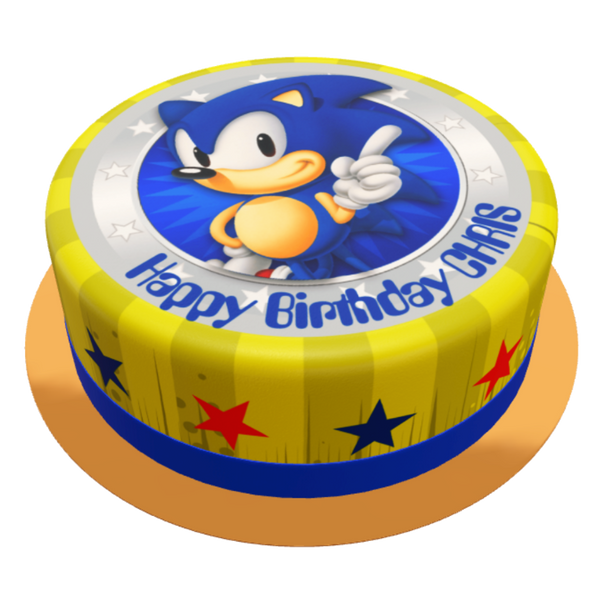 Sonic Stars personalisiert mit Wunschtext, Name und Alter