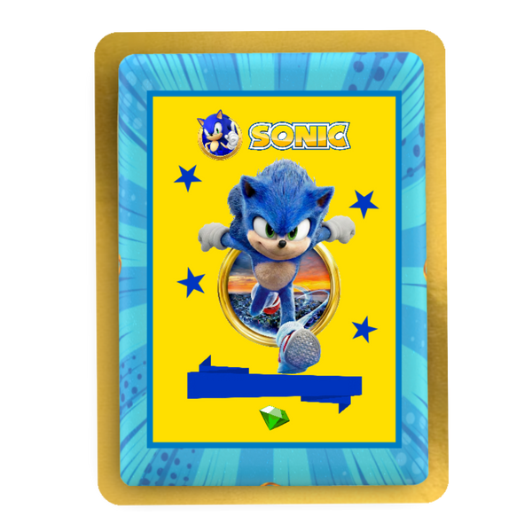 Sonic Torte personalisiert mit Namen und Alter