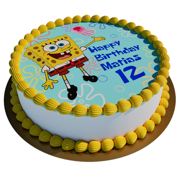 Sponge Bob personalisiert mit Wunschtext