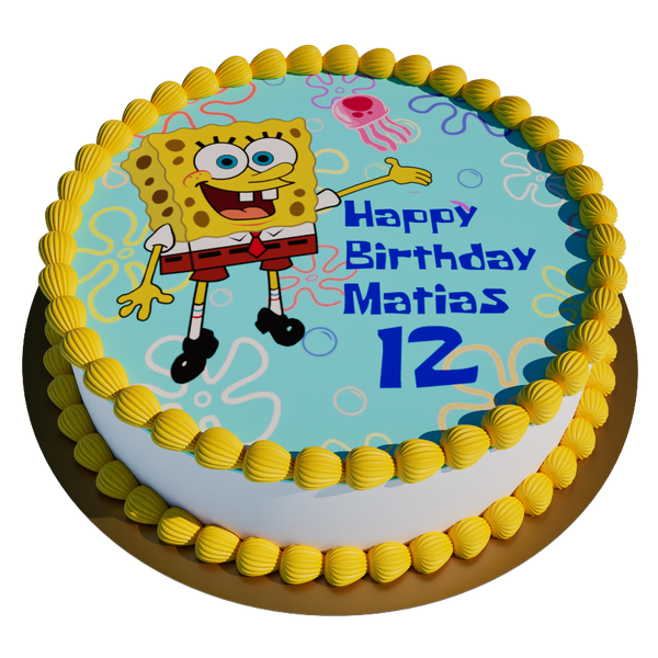 Sponge Bob personalisiert mit Wunschtext