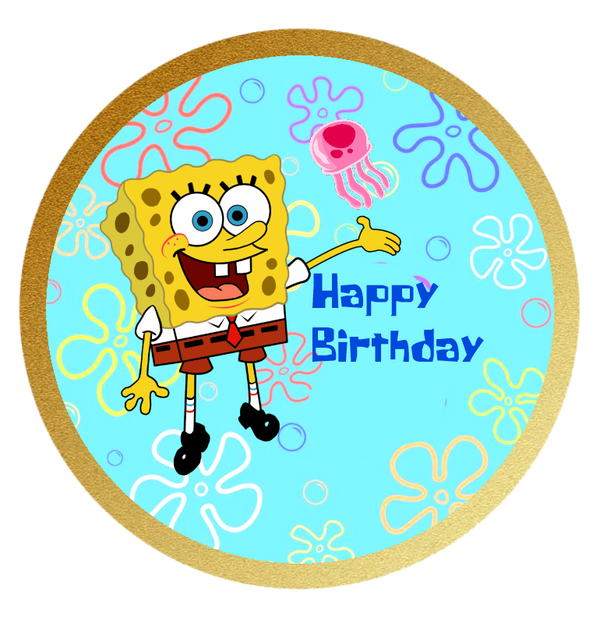 Sponge Bob personalisiert mit Wunschtext