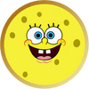 Spongebob-Gesicht personalisiert mit Wunschtext