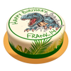 T-Rex Torte personalisiert  mit  Name und Alter