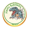 T-Rex Torte personalisiert  mit  Name und Alter