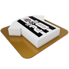 Trikot-Torte Besiktas-Design mit Fondantdruck