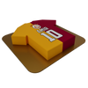 Trikot-Torte Galatasaray Design mit essbarem Fondantdruck