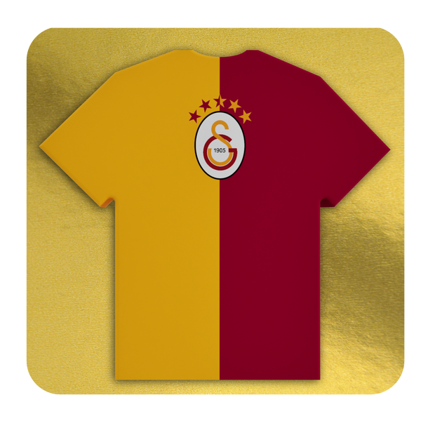 Trikot-Torte Galatasaray Design mit essbarem Fondantdruck