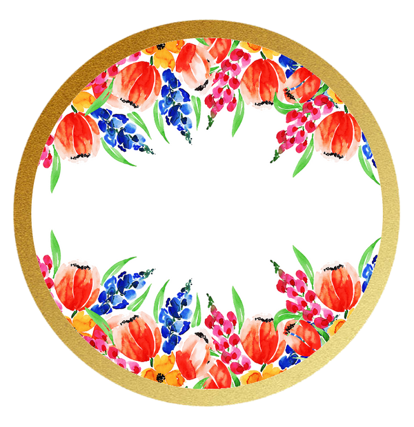 Tulpen Blume mit Wunschtext