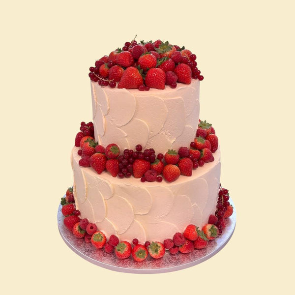 Beeren Traum Torte – Zweistöckige Erdbeer-Torte