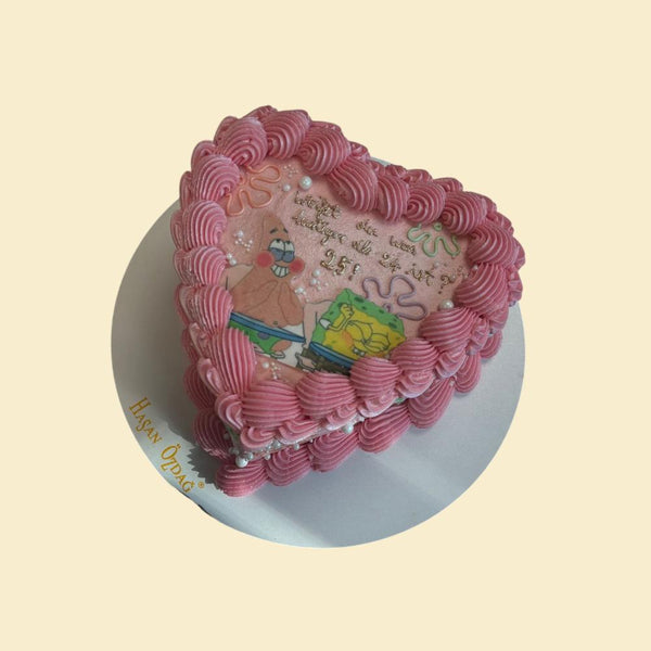 SpongeBob & Patrick Herz Torte