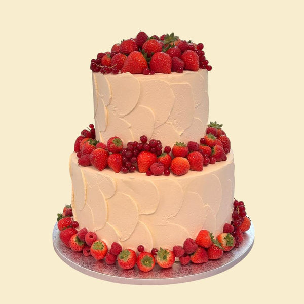 Beeren Traum Torte – Zweistöckige Erdbeer-Torte