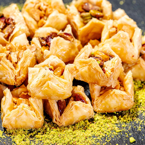 Pistazienkissen aus Butterblätterteig 