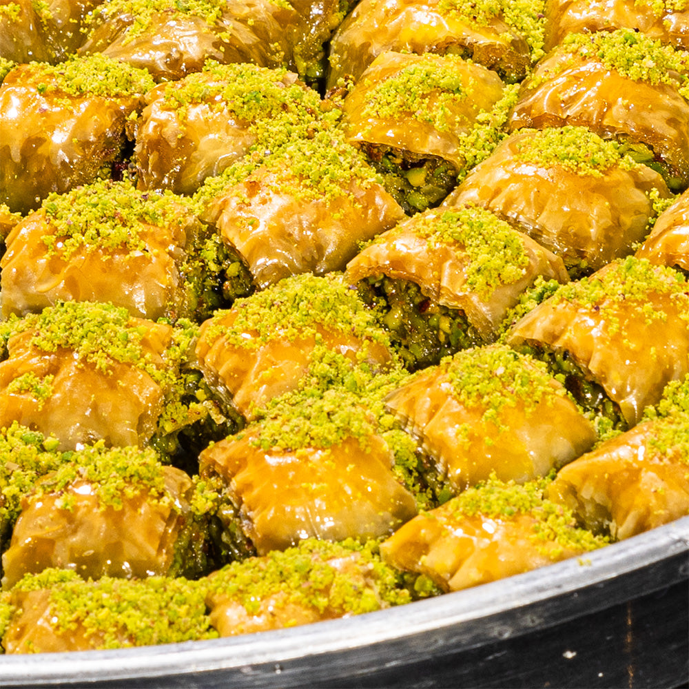 Baklava Blech – Sultan mit Pistazien