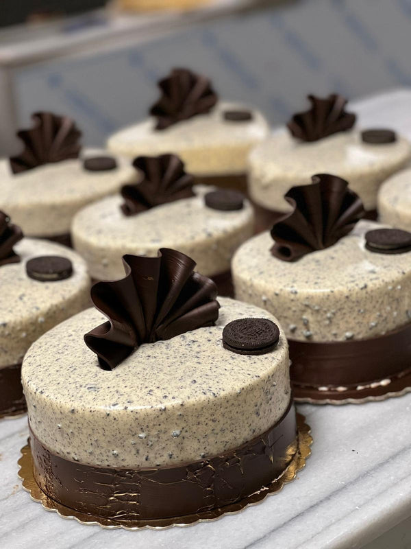 oreo Torte mit vanille schoko überzug