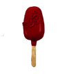 Kuchen am Stiel rot mit Herz (ab 10 Stk.)